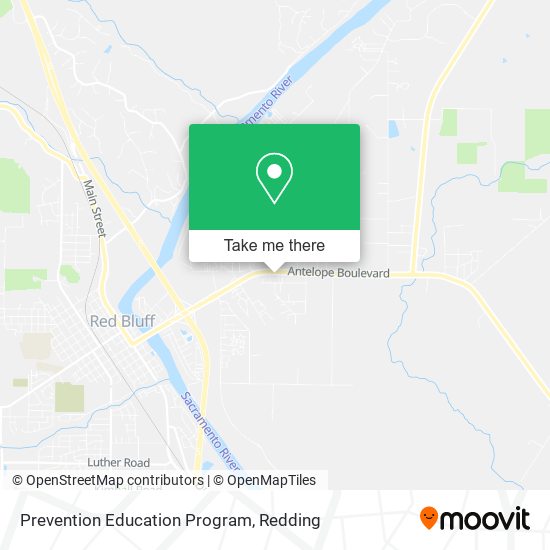 Prevention Education Program map