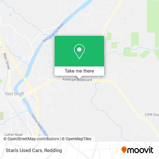 Stan's Used Cars map