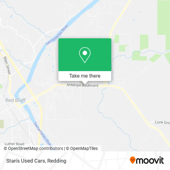Stan's Used Cars map
