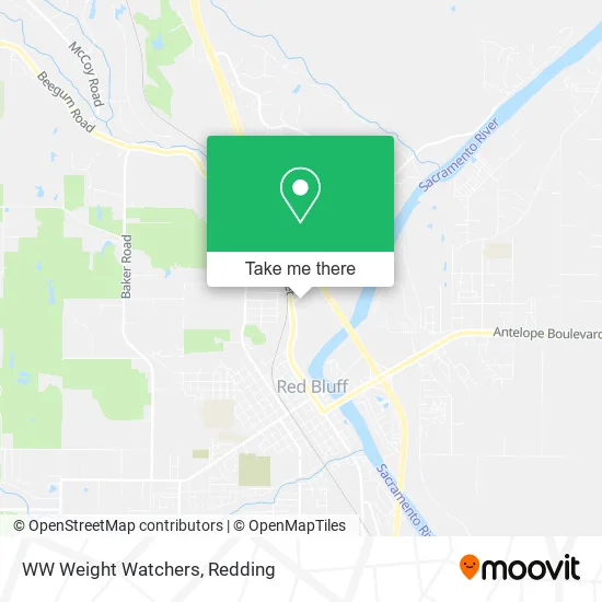WW Weight Watchers map
