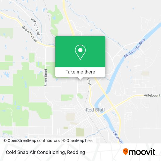 Cold Snap Air Conditioning map