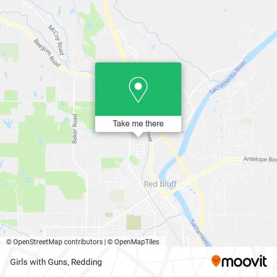 Girls with Guns map