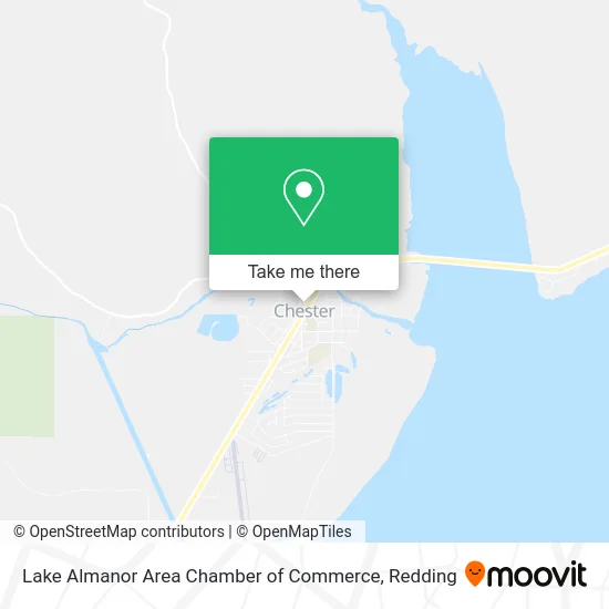 Lake Almanor Area Chamber of Commerce map