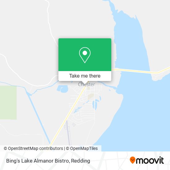 Bing's Lake Almanor Bistro map