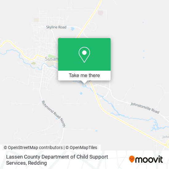 Mapa de Lassen County Department of Child Support Services