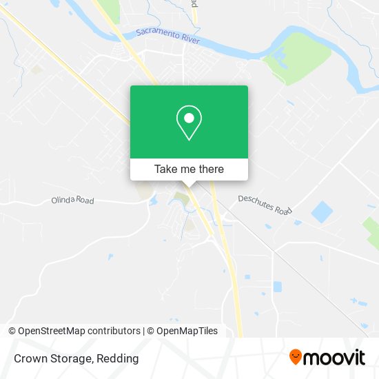 Crown Storage map