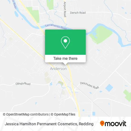 Jessica Hamilton Permanent Cosmetics map