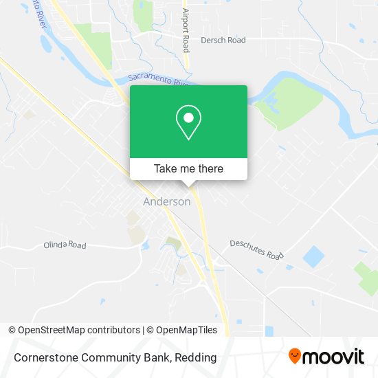 Cornerstone Community Bank map