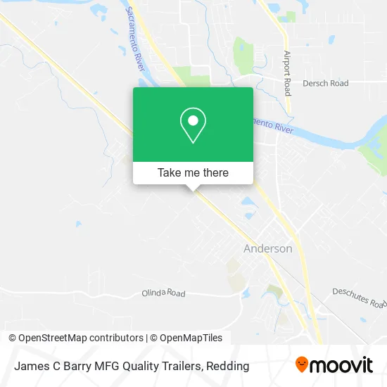 James C Barry MFG Quality Trailers map
