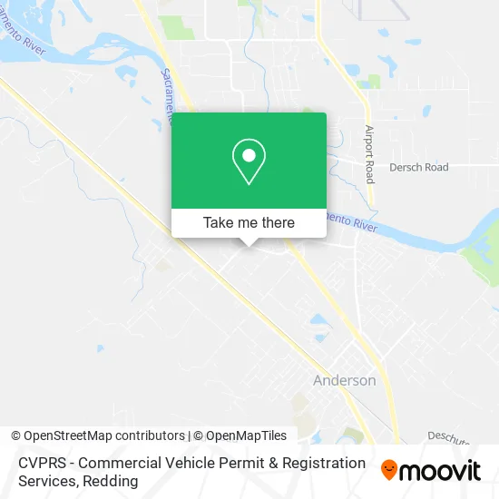 CVPRS - Commercial Vehicle Permit & Registration Services map
