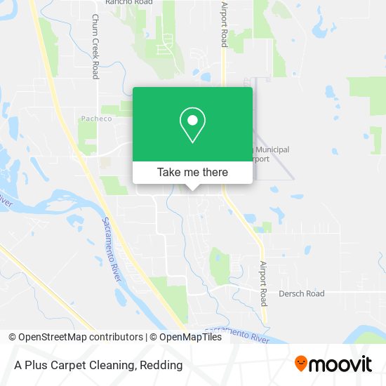 A Plus Carpet Cleaning map