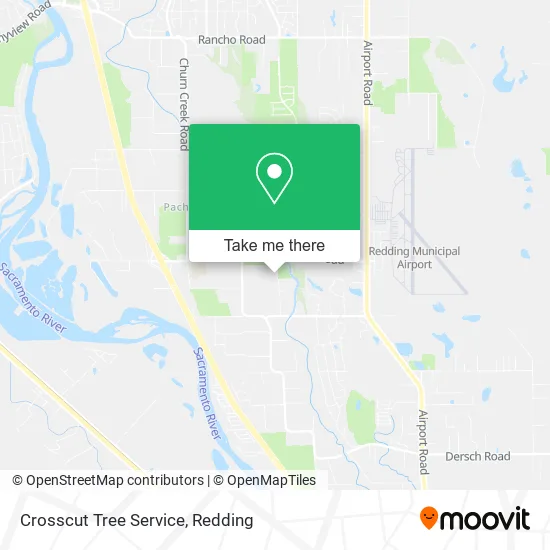 Crosscut Tree Service map