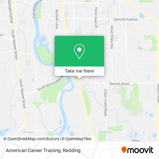 American Career Training map