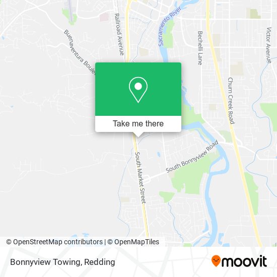 Bonnyview Towing map
