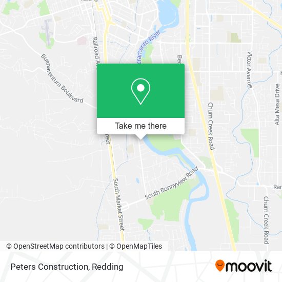 Peters Construction map