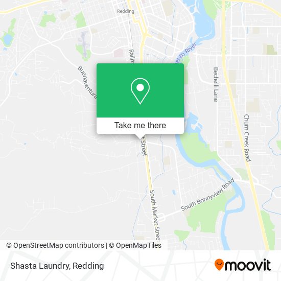 Shasta Laundry map