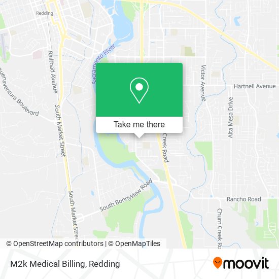 Mapa de M2k Medical Billing