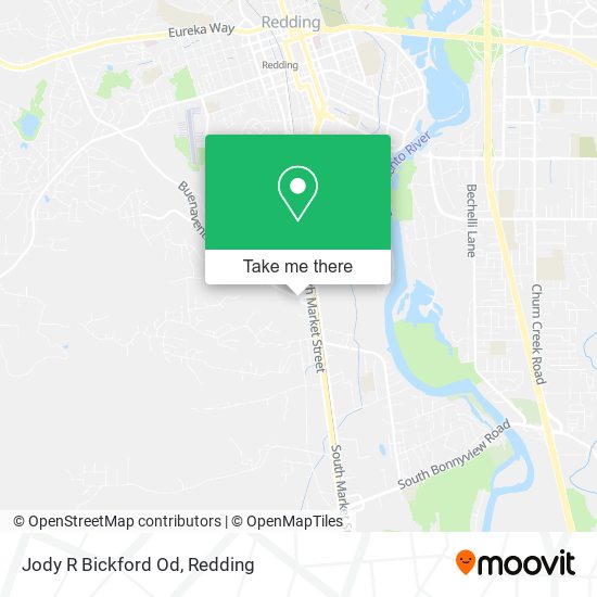 Jody R Bickford Od map