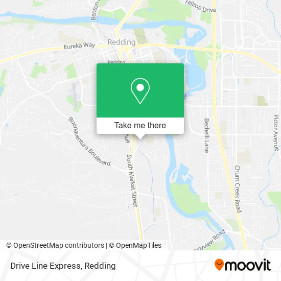Drive Line Express map