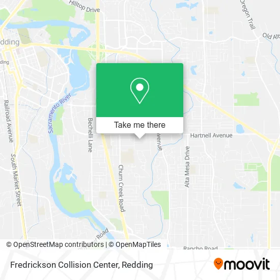 Fredrickson Collision Center map