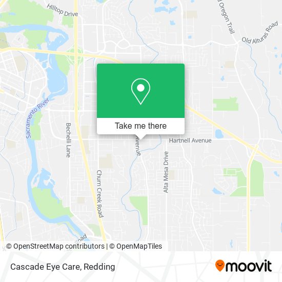 Cascade Eye Care map