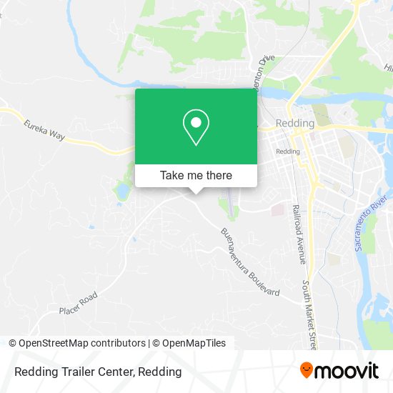 Redding Trailer Center map