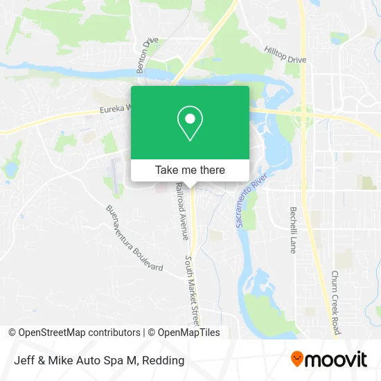Jeff & Mike Auto Spa M map