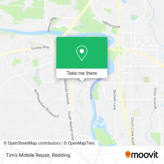 Tim's Mobile Repair map