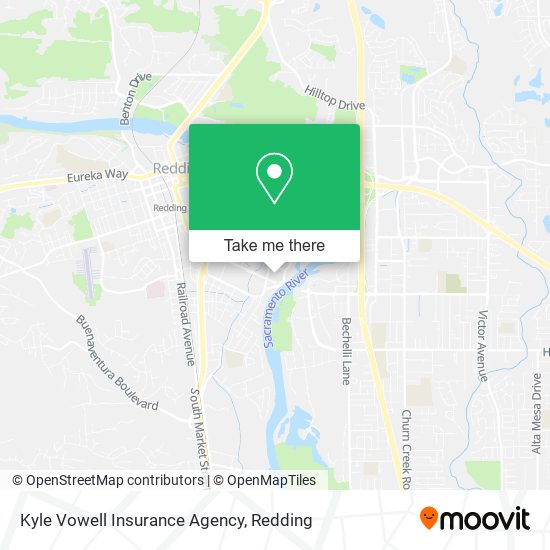 Mapa de Kyle Vowell Insurance Agency