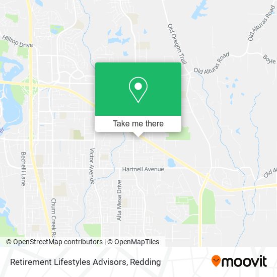 Mapa de Retirement Lifestyles Advisors