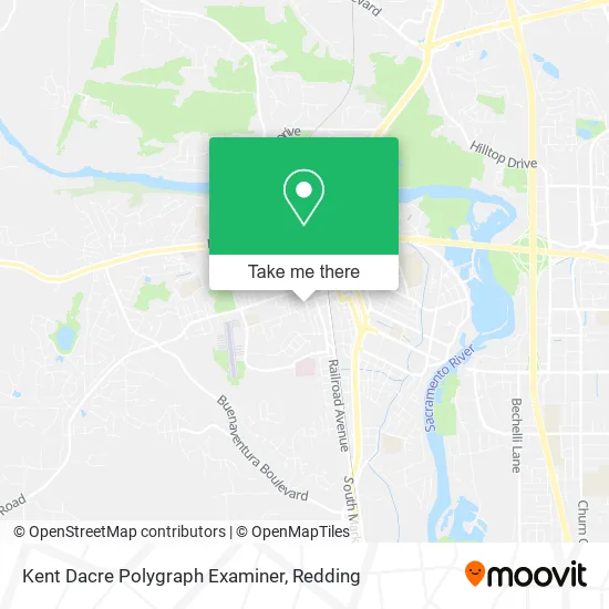 Kent Dacre Polygraph Examiner map