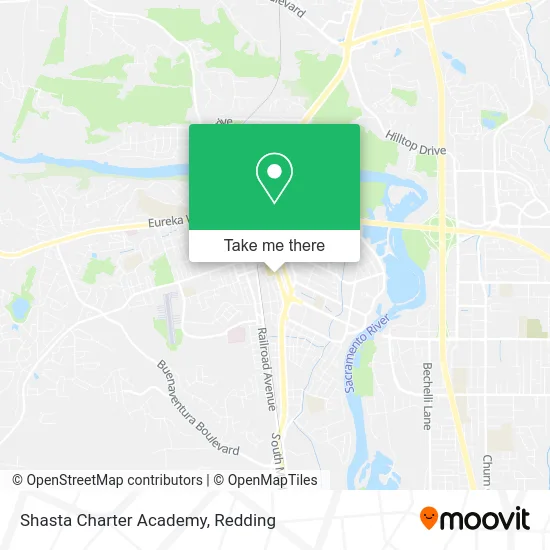 Shasta Charter Academy map