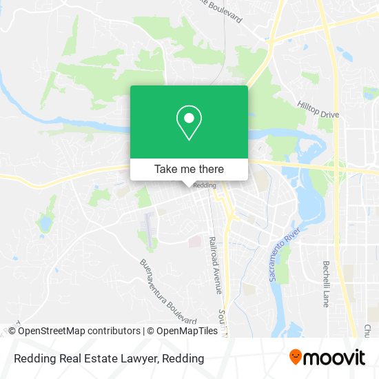 Mapa de Redding Real Estate Lawyer