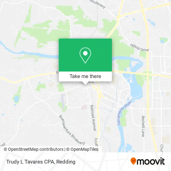 Trudy L Tavares CPA map