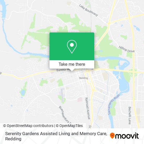 Mapa de Serenity Gardens Assisted Living and Memory Care