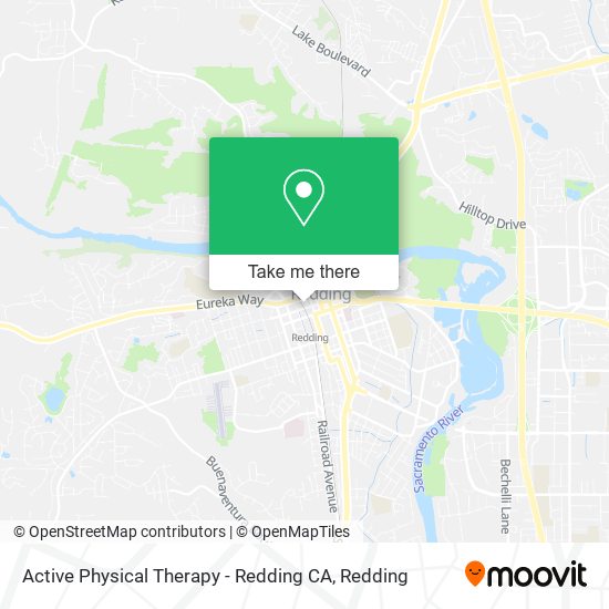 Active Physical Therapy - Redding CA map