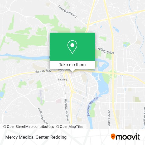 Mapa de Mercy Medical Center