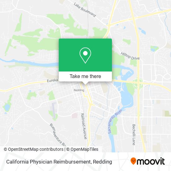 California Physician Reimbursement map