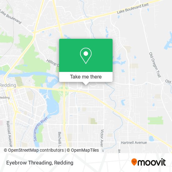 Eyebrow Threading map