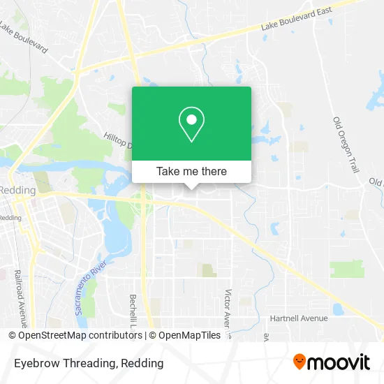 Eyebrow Threading map