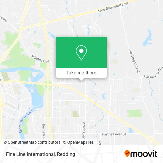 Fine Line International map