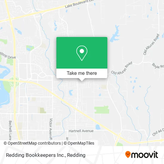 Redding Bookkeepers Inc. map