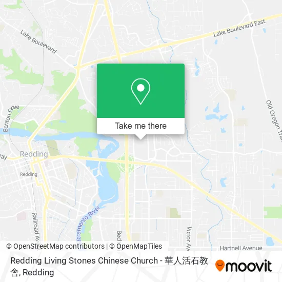 Mapa de Redding Living Stones Chinese Church - 華人活石教會
