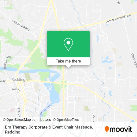 Em Therapy Corporate & Event Chair Massage map