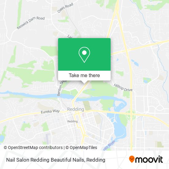 Nail Salon Redding Beautiful Nails map