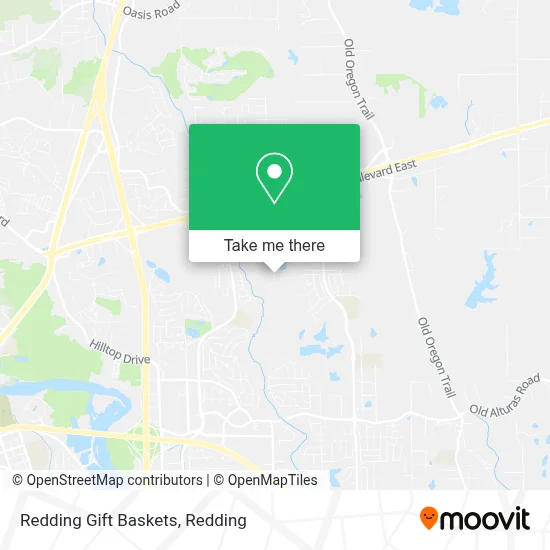 Redding Gift Baskets map