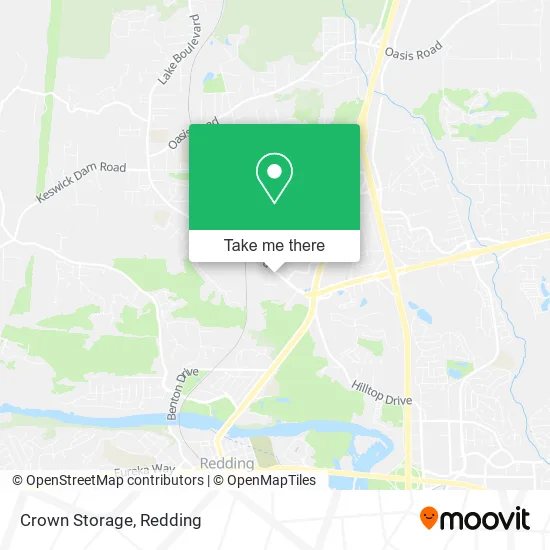 Crown Storage map