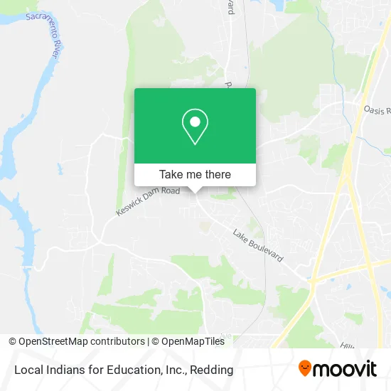 Local Indians for Education, Inc. map