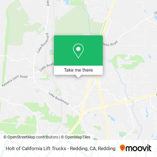 Mapa de Holt of California Lift Trucks - Redding, CA