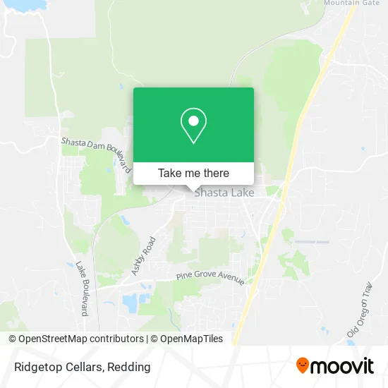 Ridgetop Cellars map